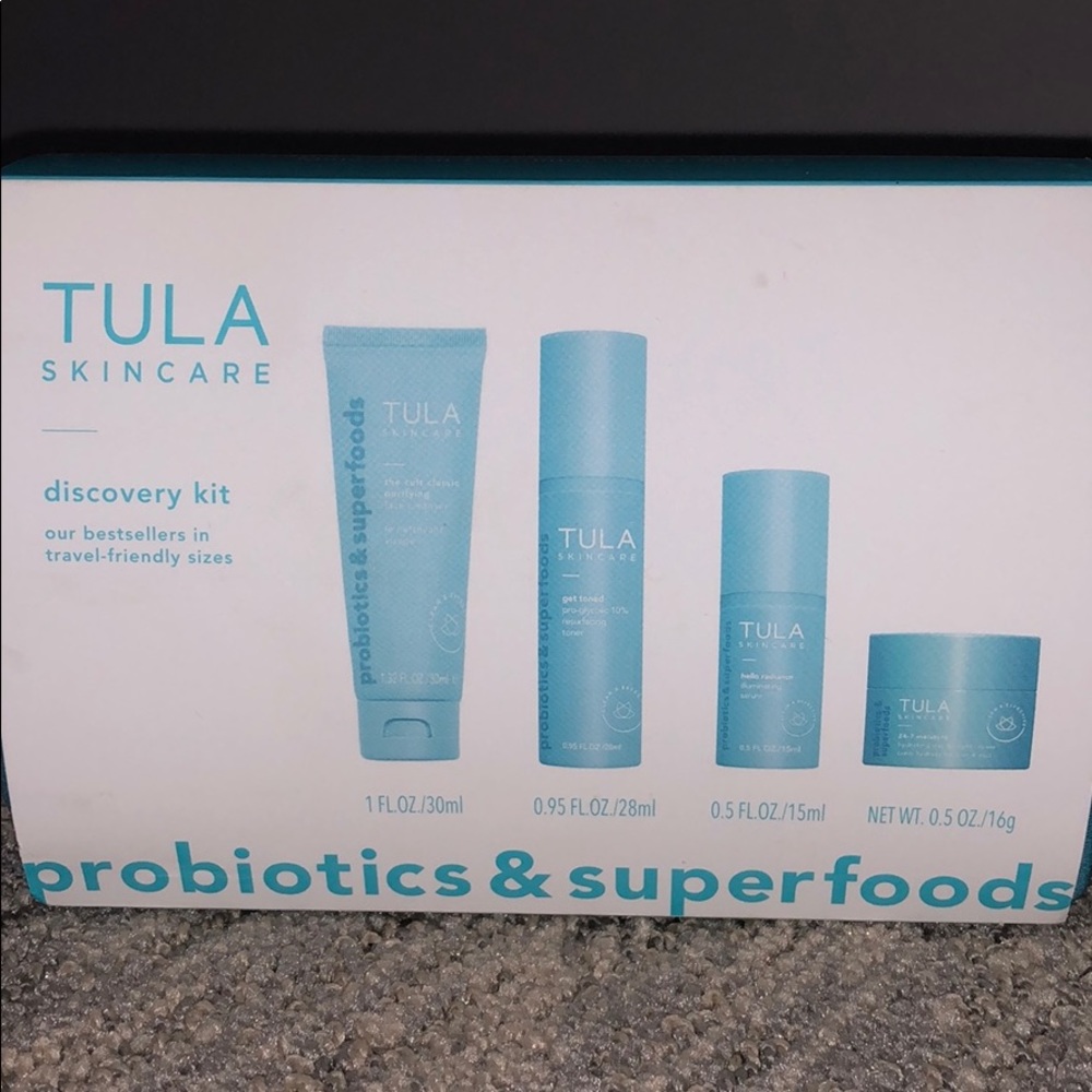 TULA skincare discovery kit